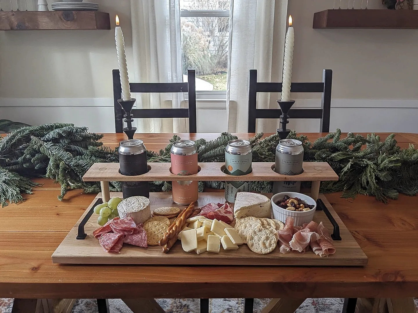 Maple Wood Beer-Cuterie Board